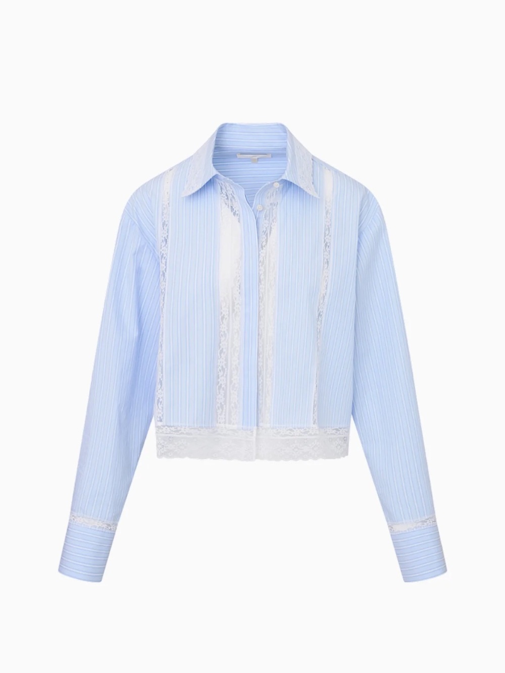 LoveShackFancy Delano Cotton Pinstripe Shirt